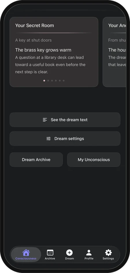 Dorma on a phone: the secret room and the warm brass key